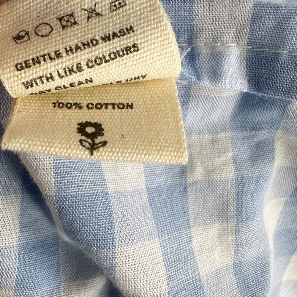 Innika Choo Dress Blue Gingham Dress - Picture 9 of 9